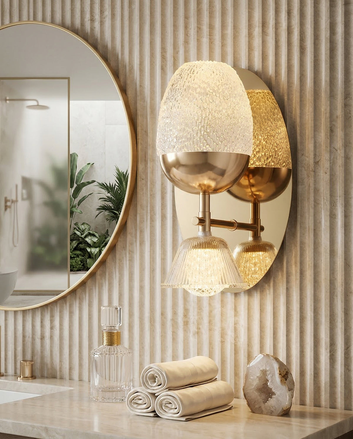 Dual Glow Aura Wall Light