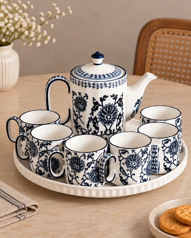 Imperial Floral - 8 Piece Tea Set