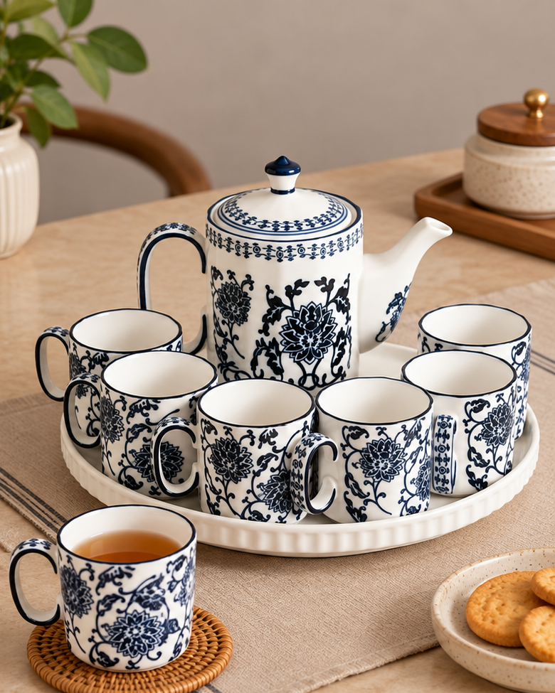 Imperial Floral - 8 Piece Tea Set