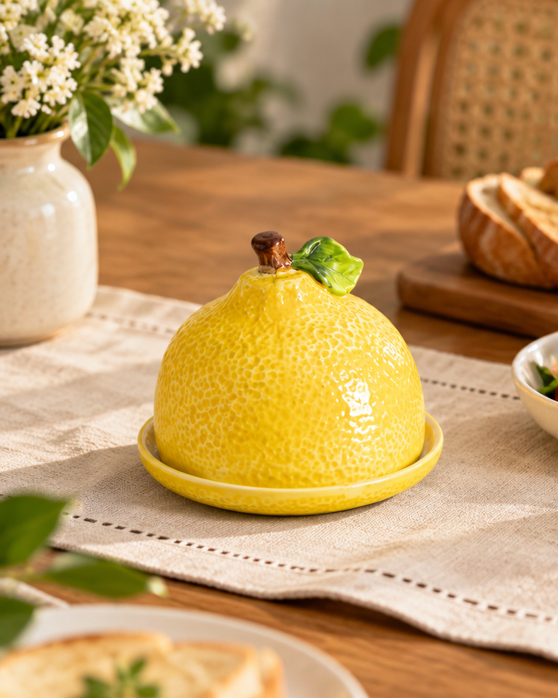 Citrus Lemon Butter Dish