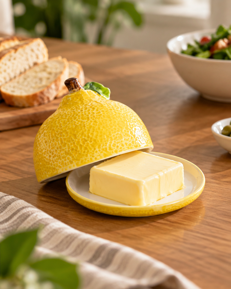 Citrus Lemon Butter Dish