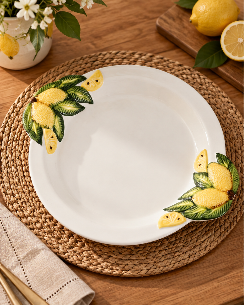 Citrus Lemon Serving Platter