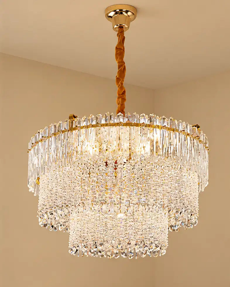 Crystal Majesty Cascade Chandelier
