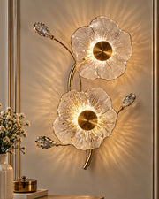 Twin Blossom Radiance Wall Sconce