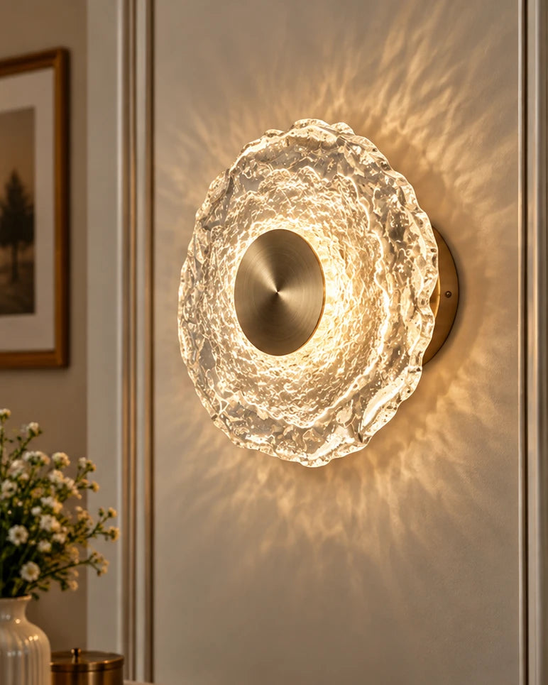 Petal Aura Wall Light - Clear