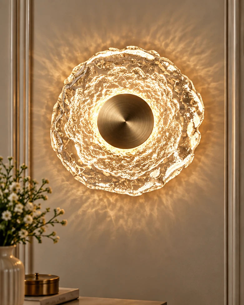 Petal Aura Wall Light - Clear