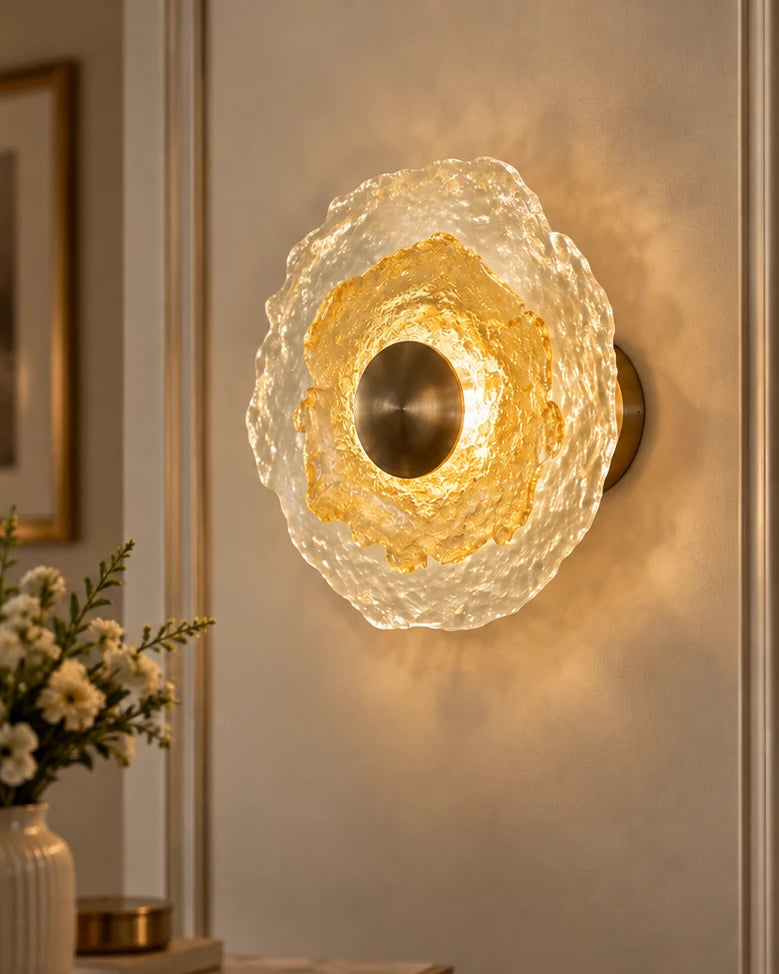 Petal Aura Wall Light - Amber