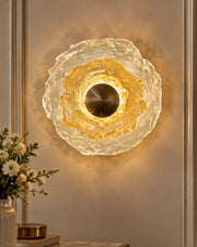 Petal Aura Wall Light - Amber