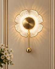 Blossom Radiance Wall Sconce - Clear
