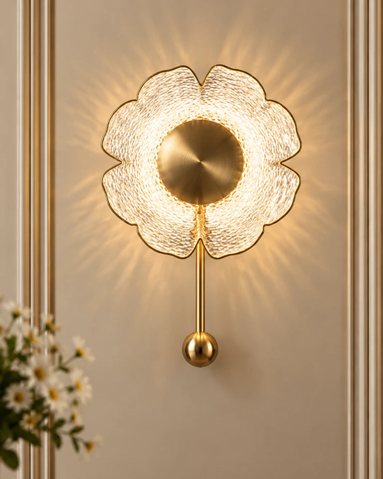 Blossom Radiance Wall Sconce - Clear