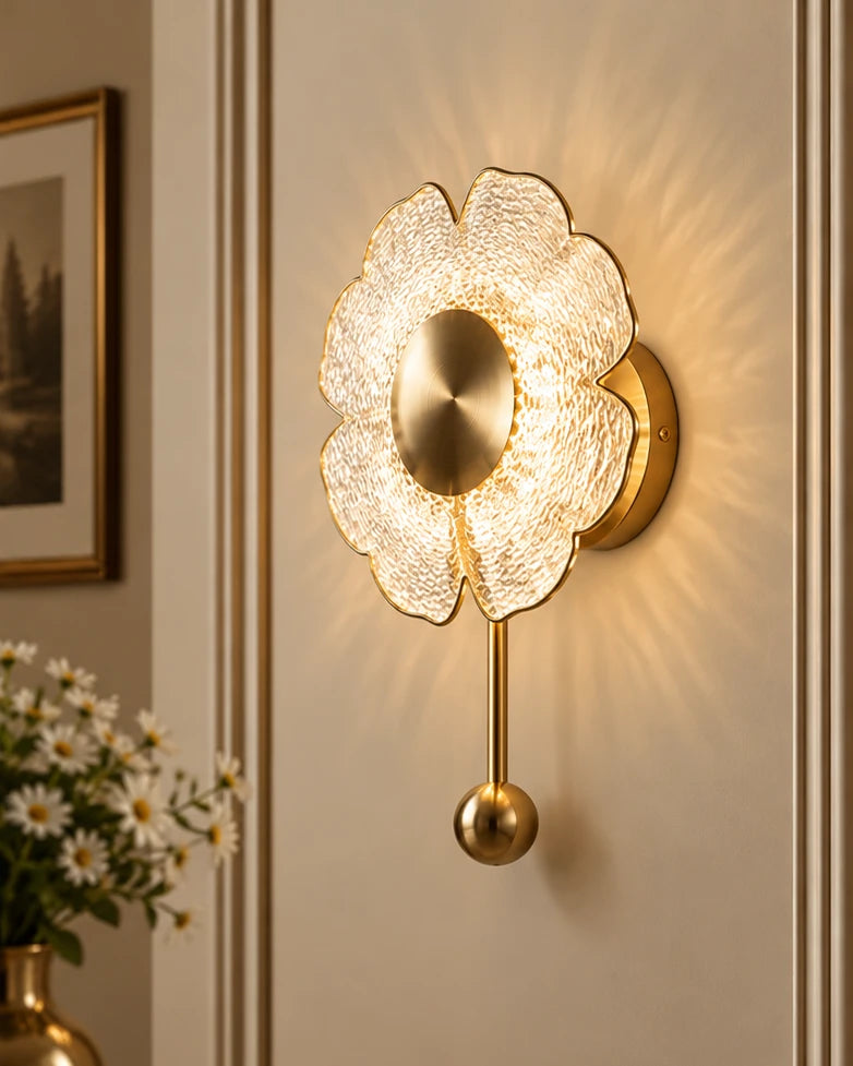 Blossom Radiance Wall Sconce - Clear