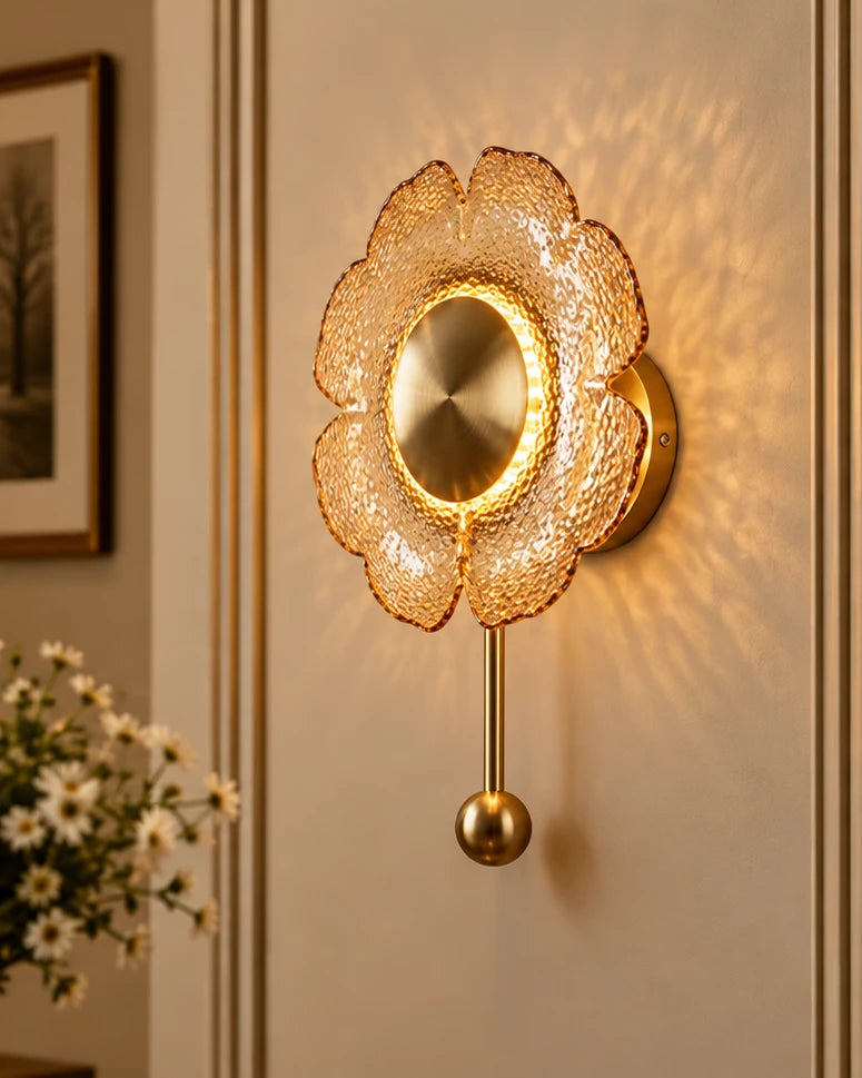 Blossom Radiance Wall Sconce - Amber