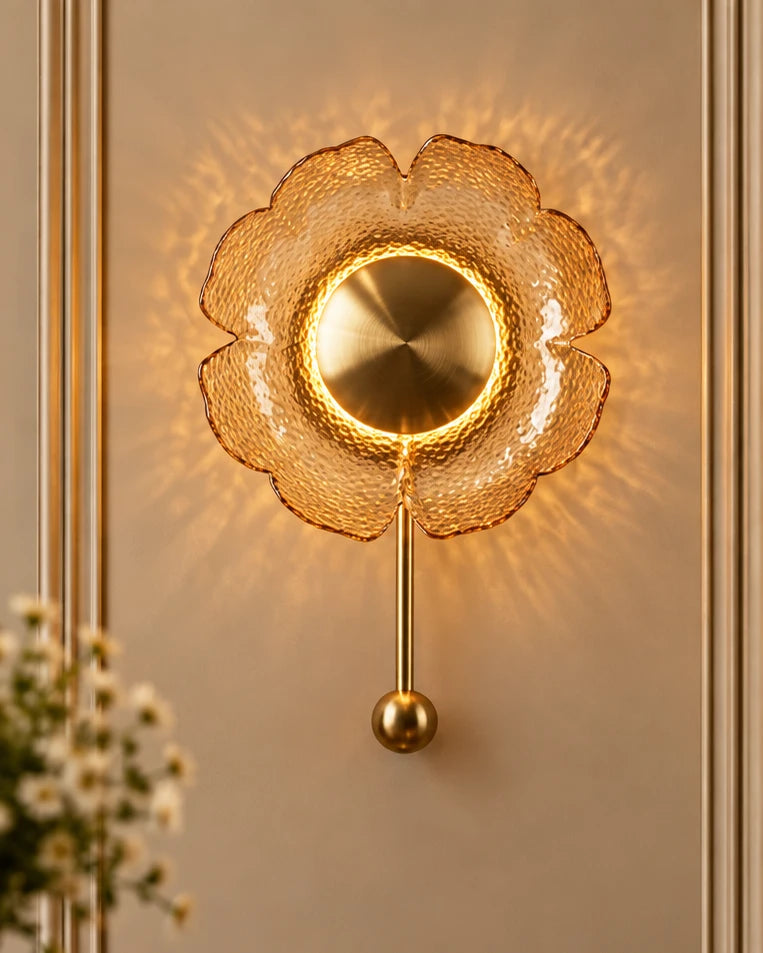 Blossom Radiance Wall Sconce - Amber