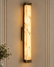 Slimline Vertical Glow Wall Light Gold - 60 cm