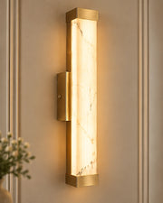 Slimline Vertical Glow Wall Light Gold - 40 cm