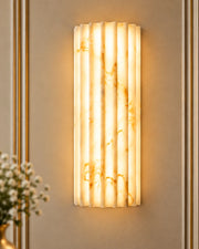 Vertical Fluted Glow Wall Light