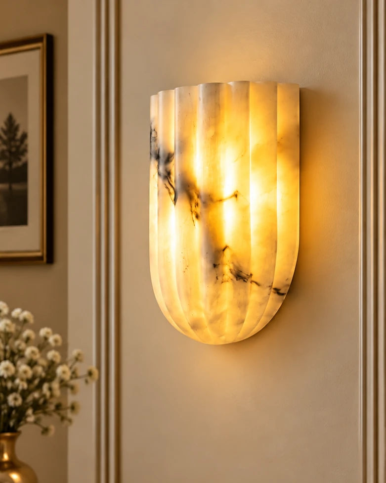 Sculpted Glow Wall Light