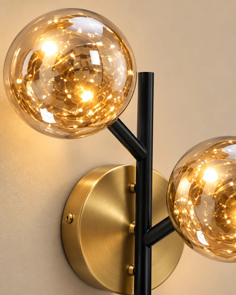 Orion Globe Duo Wall Sconce