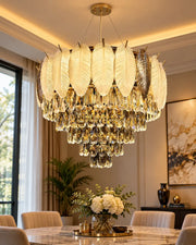 Feathercrest Noir Chandelier