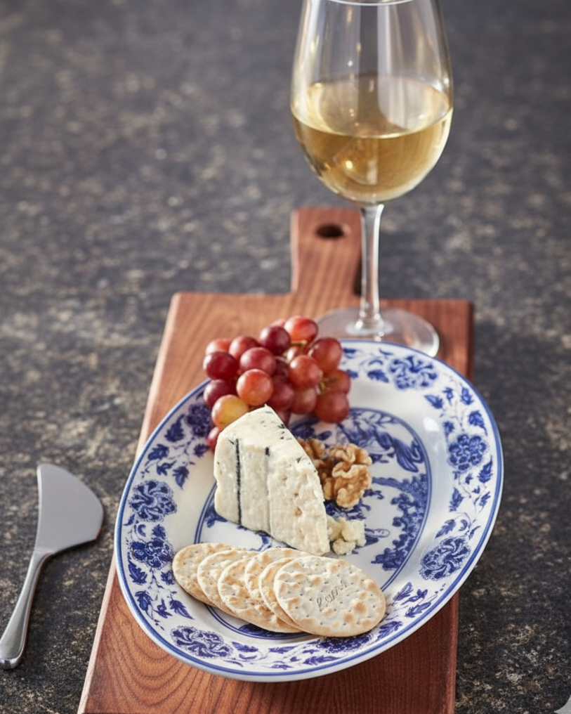 Blue & White Willow Bone China Platter 