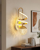Spiral Swirl LED Wall Sconce 