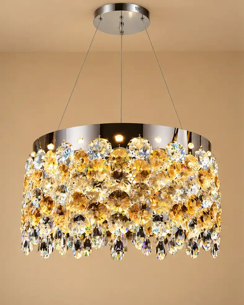 Solstice Bloom Crystal Chandelier