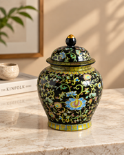 Midnight Lotus Heritage Kitchen Canister