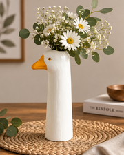 The Whimsical Goose Sculptural Vase