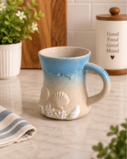 Seaside Echoes Shell & Coral Ceramic Mug