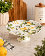 Citrus Lemon Heritage Cake Stand - Small