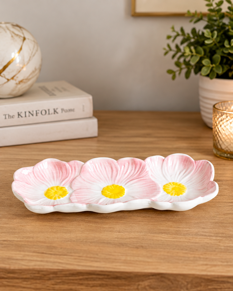 Blossom Trio Serving Platter