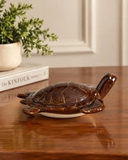 Decorative Turtle Figurine - Brown