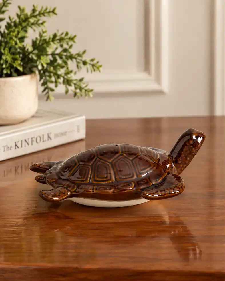 Decorative Turtle Figurine - Brown