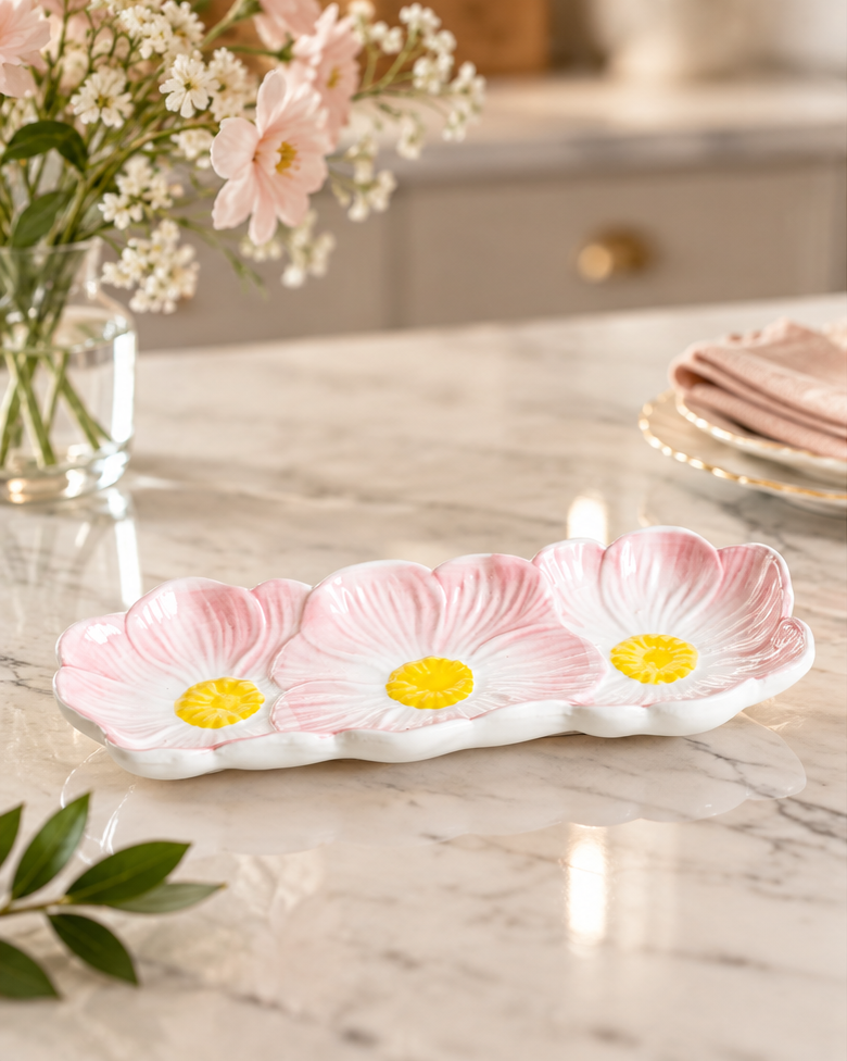 Blossom Trio Serving Platter