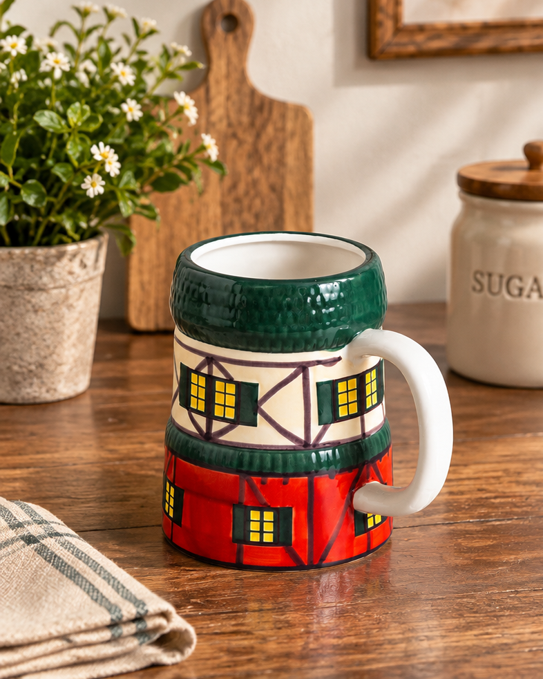 Alpine Village Ceramic Beer Mug