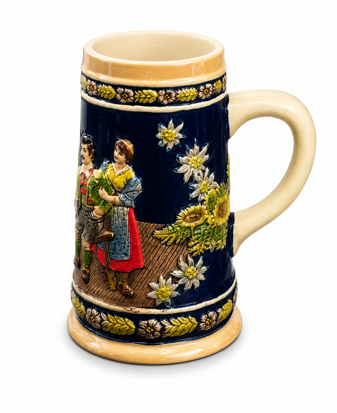 Bavarian Festival - Vintage Stein Beer Mug 
