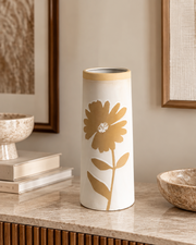 The Solstice Bloom Ceramic Vase