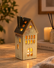 Alpine Hearth Ceramic Candle Holder