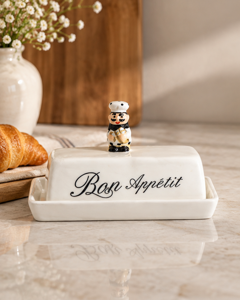 Bon Appétit Chef Butter Dish