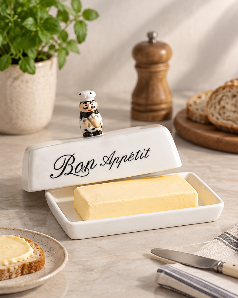 Bon Appétit Chef Butter Dish