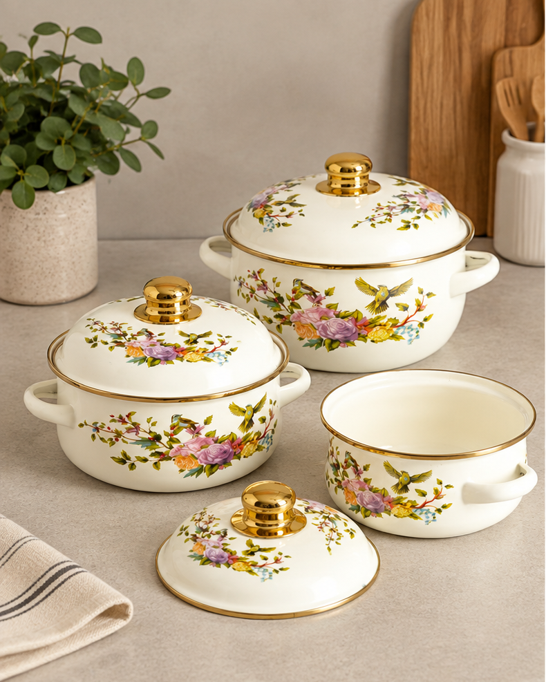 Garden Bloom Casserole - Set Of 3