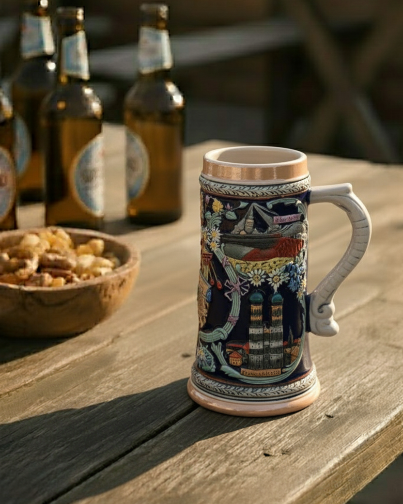 Munich Oktoberfest Vintage Stein Beer Mug 