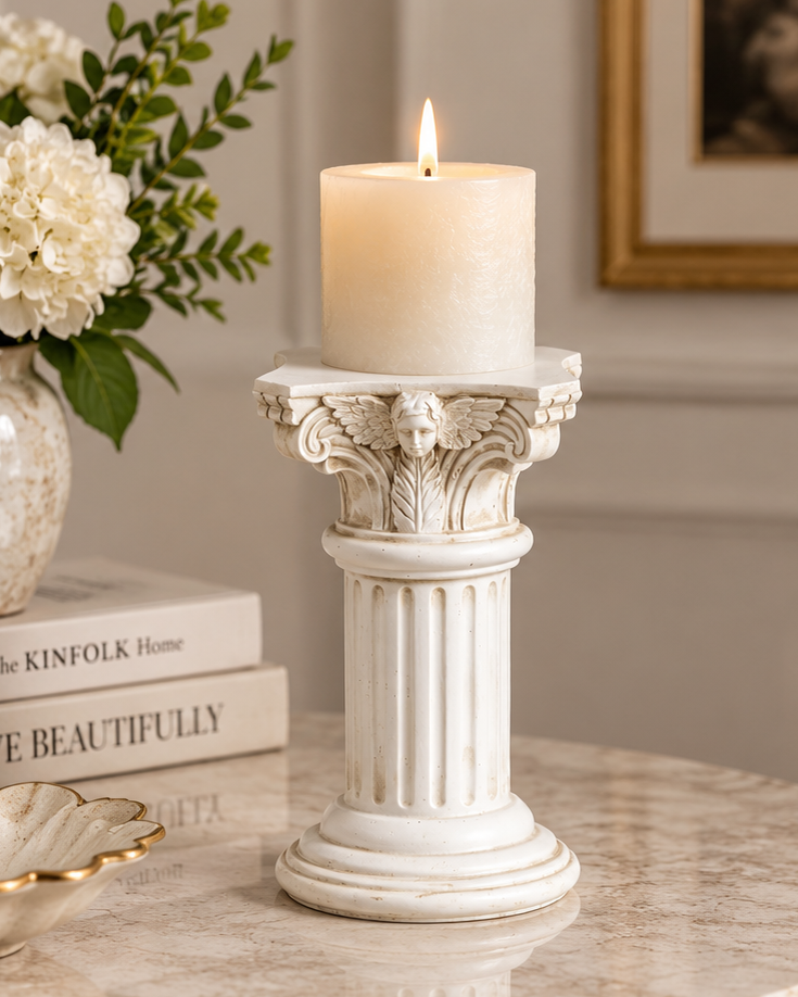 Corinthian Column Candle Stand