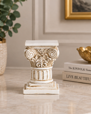 Classical Corinthian Mini Pillar Candle Stand