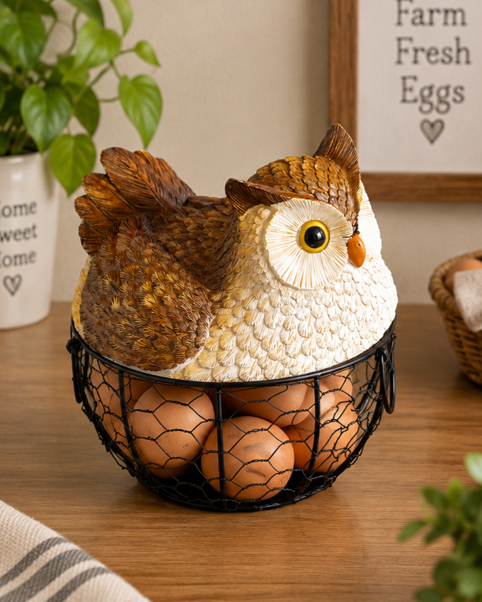 Owl Egg Basket