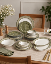 Olive Royale - 27 Pieces Dinner Set