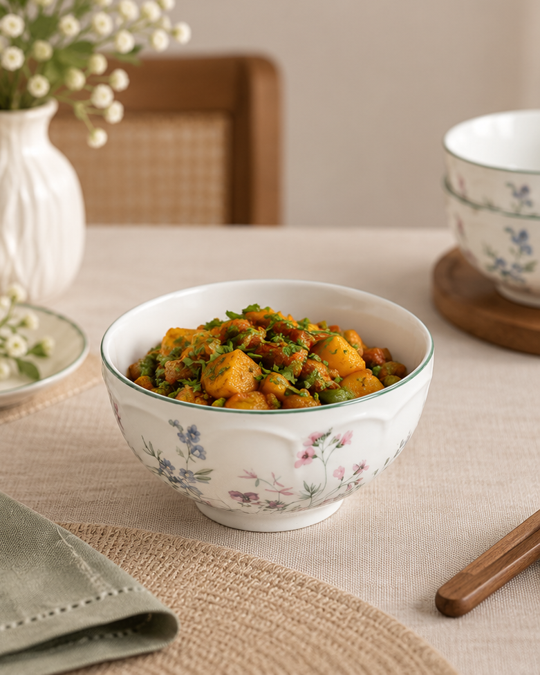 Spring Meadow Floral Bowl