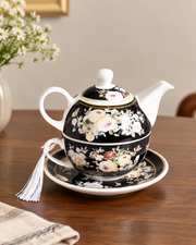 The Midnight Botanical Tea for One Set