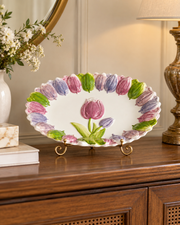 Giverny Tulip Decorative Platter