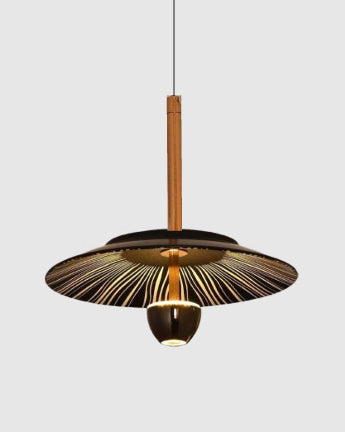 Petal Bloom Pendant Light - Black